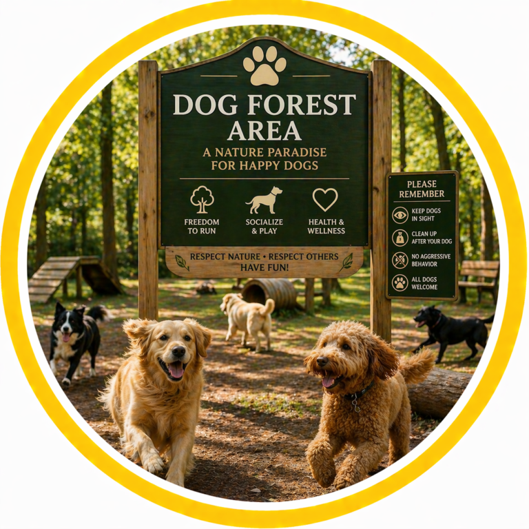 Dog forest area
